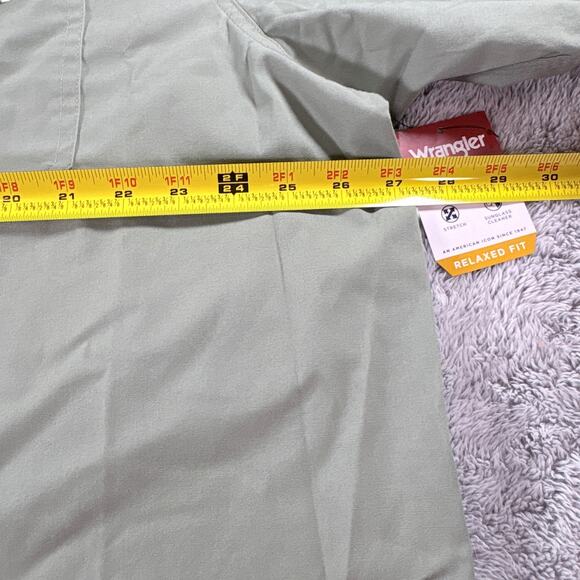 Wrangler Men's Relaxed Fit Woven Button Up Work Shirt Top NWT Sz 2XL - Picture 4 of 7